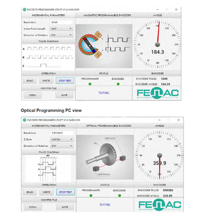 Opzioni di programmazione ottica e magnetica del prodotto ad alte prestazioni motoriduttore a corrente continua con Encoder rotativo ottico incrementale - Product Image 2