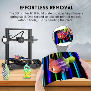 แผ่นสปริงสำหรับสัตว์เลี้ยง, ขนาด241x254มม. แผ่นสปริงสำหรับ MK3S I3 Prusa +/MK4พื้นผิวเตียงที่อุ่นด้วยเครื่องพิมพ์3D - Product Image 5