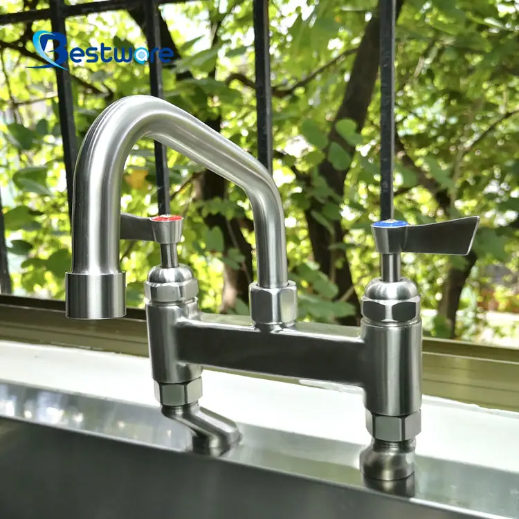 Industrielle Wasserzeichen Waschbecken Edelstahl Moderne Wasser Becken Küche Armaturen Mischer Wasserhähne