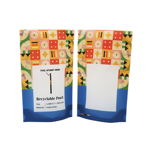 Low Moq Custom Stand up <strong>Pouch</strong> Recyclable Stand up <strong>Pouches</strong> with Zipper for Food Packaging - Product Image 4