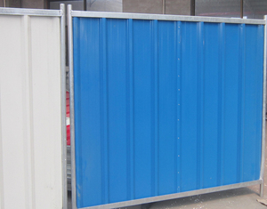 Oluklu inşaat sitesi çelik istifleme geçici Colorbond çit/geçici Site istifleme birleştirir Steelwall - Product Image 2