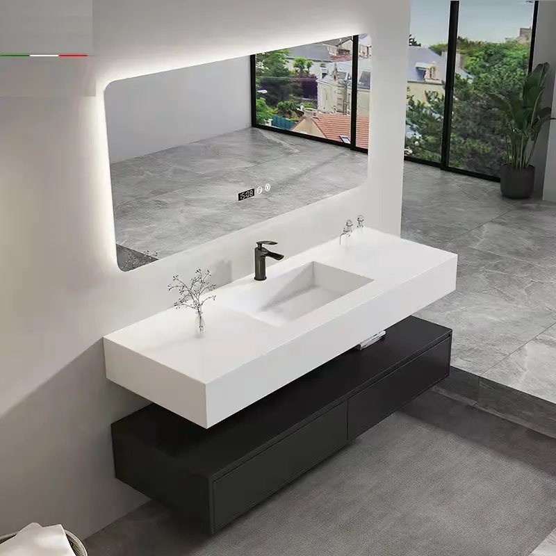 K603 chaozhou toptan özelleştirilmiş büyük boy modern vanity banyo