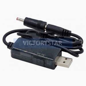USB to DC5535mm Router Optical Cat Boosting Cable 5V Booster 9V12V ChargingMicro USB Cable Wire 1m for <strong>NodeMcu</strong> Color Randomly Is - Product Image 1