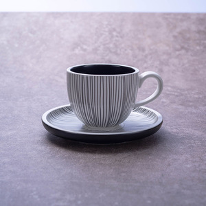 现代欧洲英国陶瓷茶杯套装茶碟，15件瓷制茶壶和茶杯套装咖啡和茶 - Product Image 3