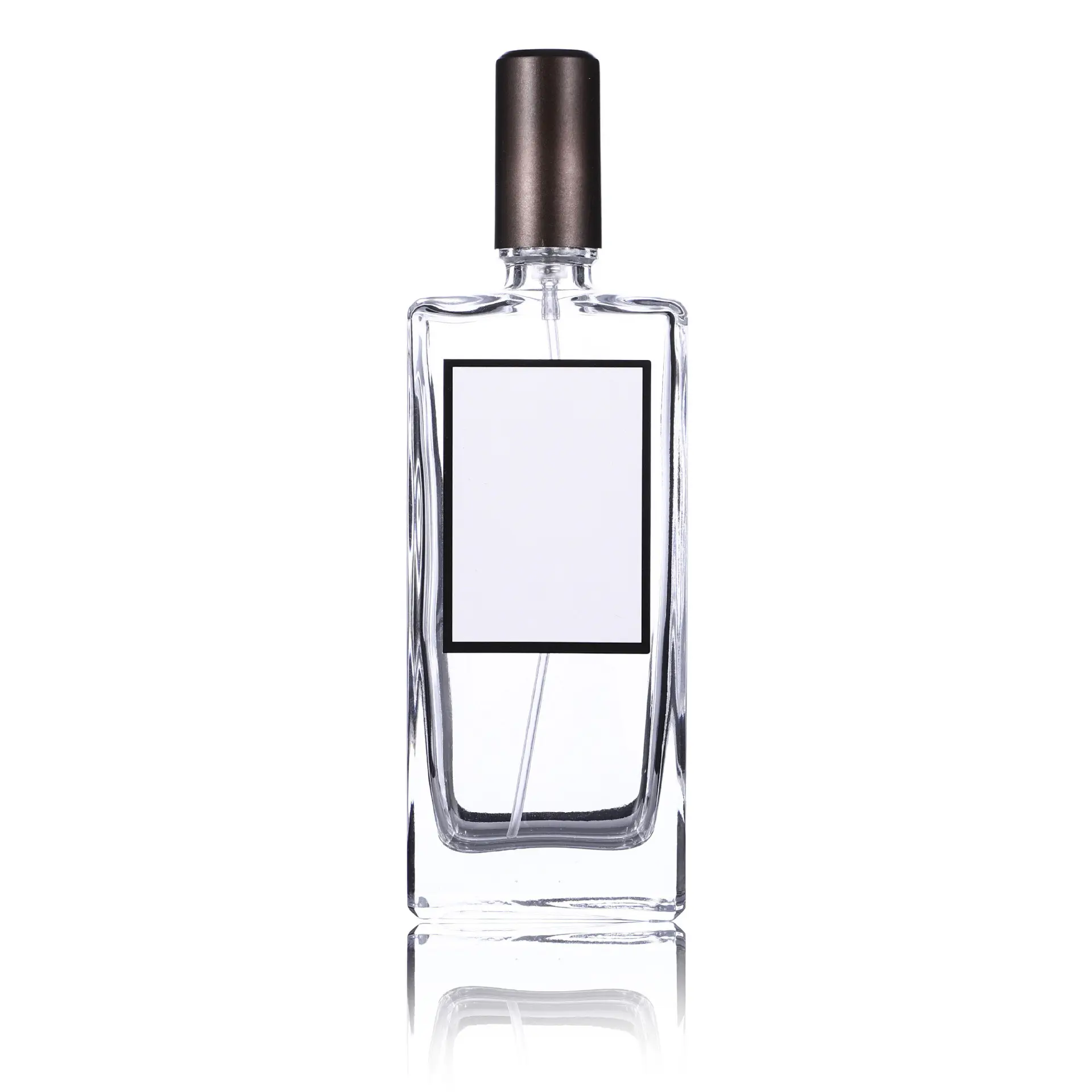 Diseña tu propia botella de perfume, botella de cristal de perfume, botellas de perfume, 50ml de vidrio