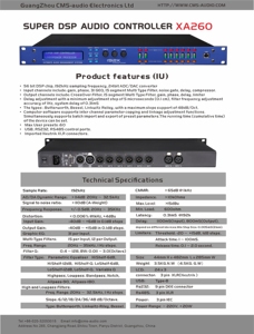 Procesador de audio digital Dsp profesional 2 en 6 salidas para sistema de sonido Equipo de sonido de escenario - Product Image 3