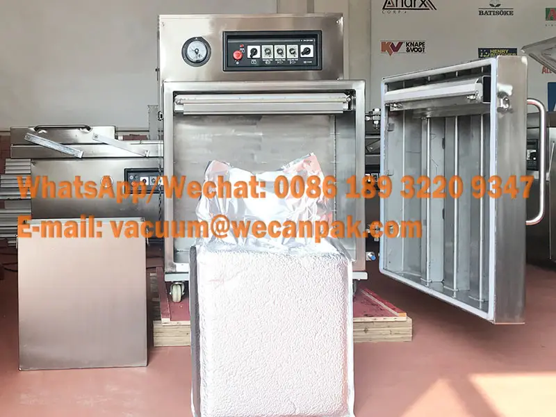 Food Plastic Brick Heat Sealing Vacuum Extraction Tea Bag Packaging Machine with Box