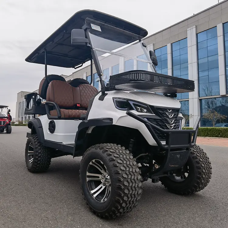 Baru klub ekspor keranjang listrik 2/4/6/8-seat lapangan golf listrik off-road mobil berburu mobil ATV produsen CE