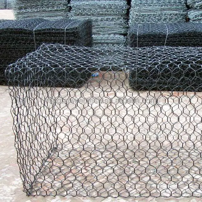 Vente en gros de paniers de gabion en fil métallique boîte à cage en pierre galvanisée lourde cage à gabion