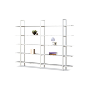 Étagère ouverte coréenne Bibliothèque murale flottante Design pour salon/étude Finition en bois naturel et aménagement personnalisable Fabriqué en Corée - Product Image 3