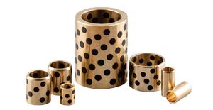 Buje de grafito JDB personalizado, cojinete de bronce, buje de guía de bronce sin aceite, buje de grafito de brida redonda JFB - Product Image 2