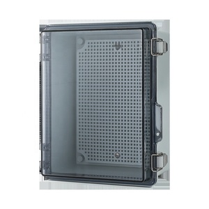 HS Customizable SizeWeatherproof Locking <strong>Electrical</strong> Project Control <strong>Panel</strong> Box Outdoor Plastic Clear <strong>Cover</strong> WIFI Cabel Elcosure