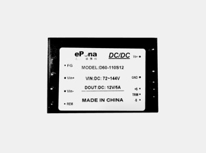 60W DC DC电源模块，72-144vdc输入至12v输出D60-110S12 - Product Image 4