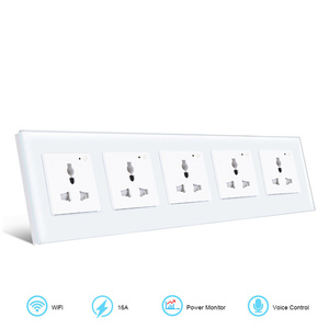 Wifi <strong>Multi</strong> <strong>Functional</strong> 13a <strong>Socket</strong> <strong>With</strong> Power Monitoring Alexa Google Voice Control Remote Control 86*157 86*146 - Product Image 5