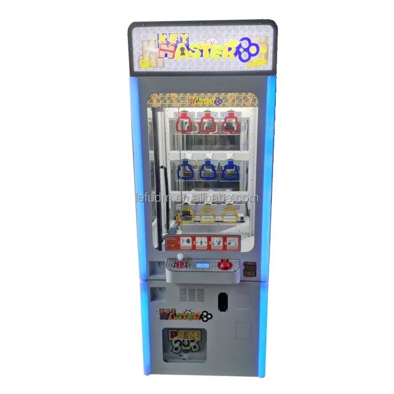 Venta caliente 9 Slots Key Master Mini Key Master Game Machine para Centro Comercial Golden Key Machine