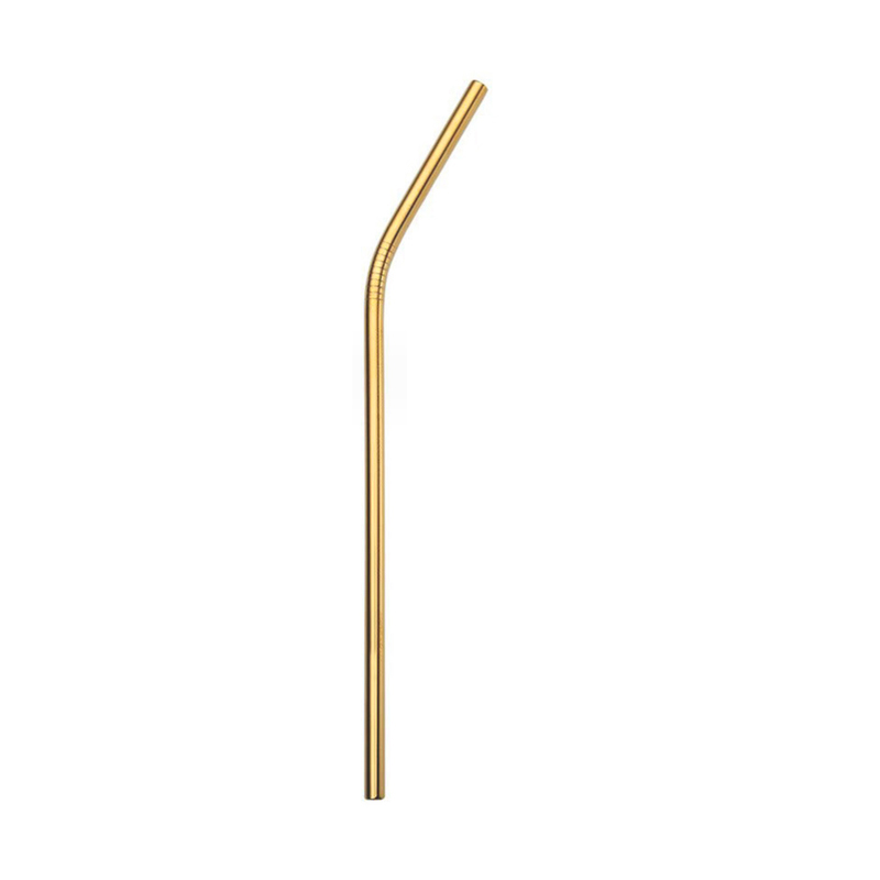 Paille courbée dorée