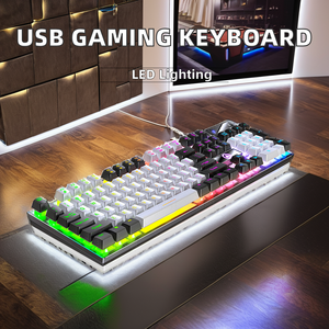 104-Key Wired Mechanical Gaming PC <strong>Keyboard</strong> with USB Interface Portable and Type C Compatible for Desktop and Laptop - Product Image 2