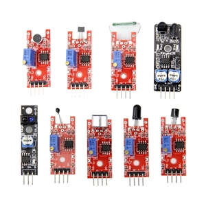 Módulos de sensores para arduino, Kit de iniciación, mejor que el kit de sensor 37 en 1, R3 MEGA2560, 45 en 1