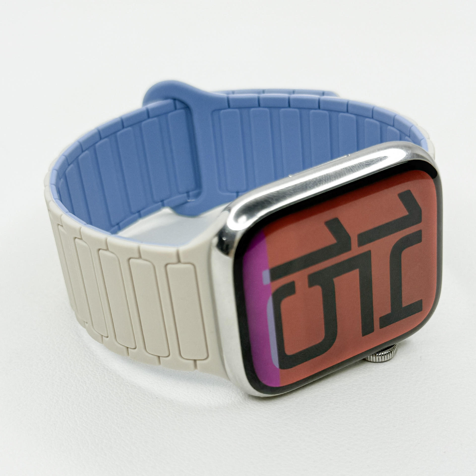 Blanc Antique Bleu Brumeux