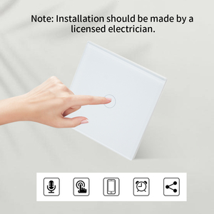 Akıllı ev akıllı ışık anahtarı Google ses aktif dokunmatik Panel 10A Max. Current IP66 seviye uyumlu akıllı yaşam App - Product Image 4