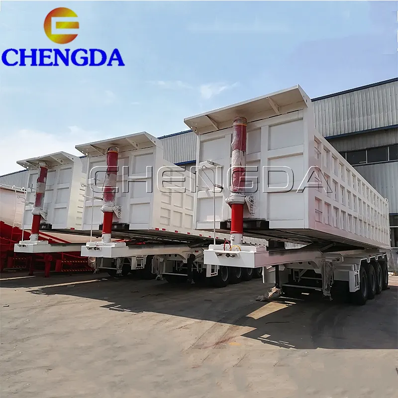 Hình Chữ U ATV Dump Trailer Dump Trailer Tipper Trailer Để Bán