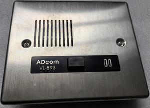 Altavoz ADcom VL593 para sistema de intercomunicación de teléfono de puerta, para teléfono de puerta, con sistema de intercomunicación de dos y dos lados - Product Image 2