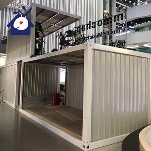 Contenedor modular de construcción rápida desmontable de 20 pies para uso en el hogar y la Oficina Construcción temporal de edificios comerciales