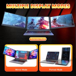 Bán buôn S8 siêu cho chơi game IPS 14.2 inch loại C một cáp kết nối máy tính xách tay màn hình cây ba màn hình di động Extender - Product Image 4