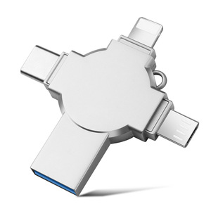La migliore vendita 4-in-1 OTG Multi-funzione USB 3.0 Flash Drive un disco di memoria Pendrive tipo-C per Android nuovi cellulari in magazzino - Product Image 3
