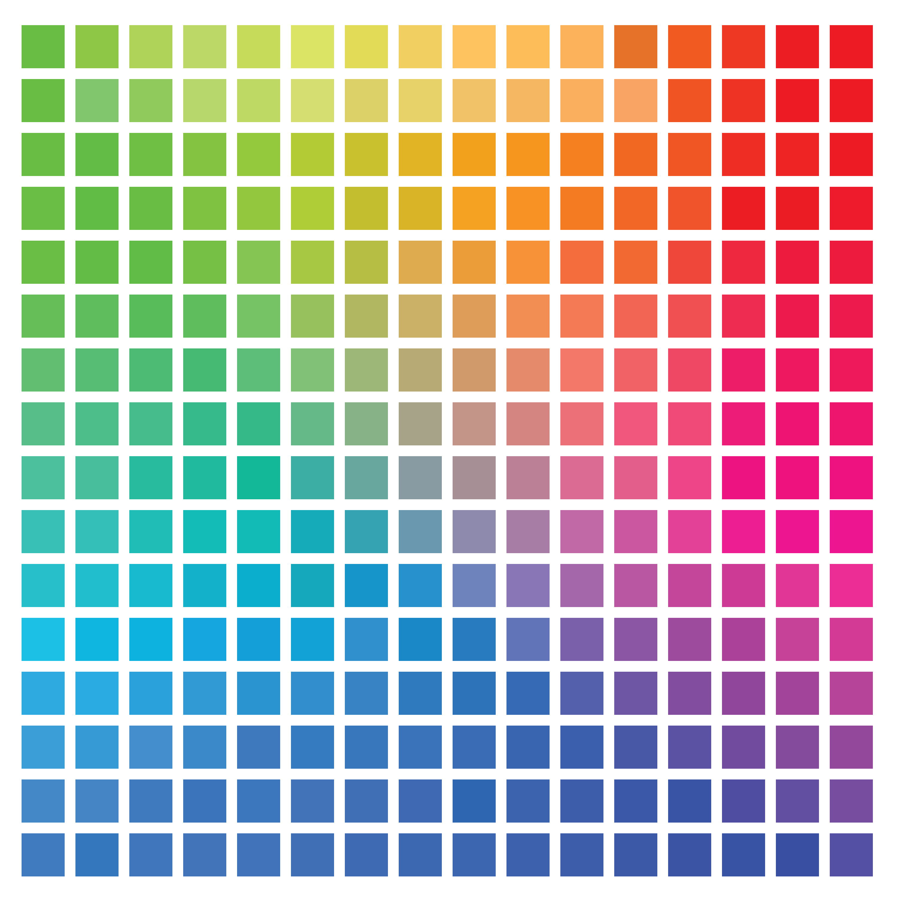 Couleurs mélangées