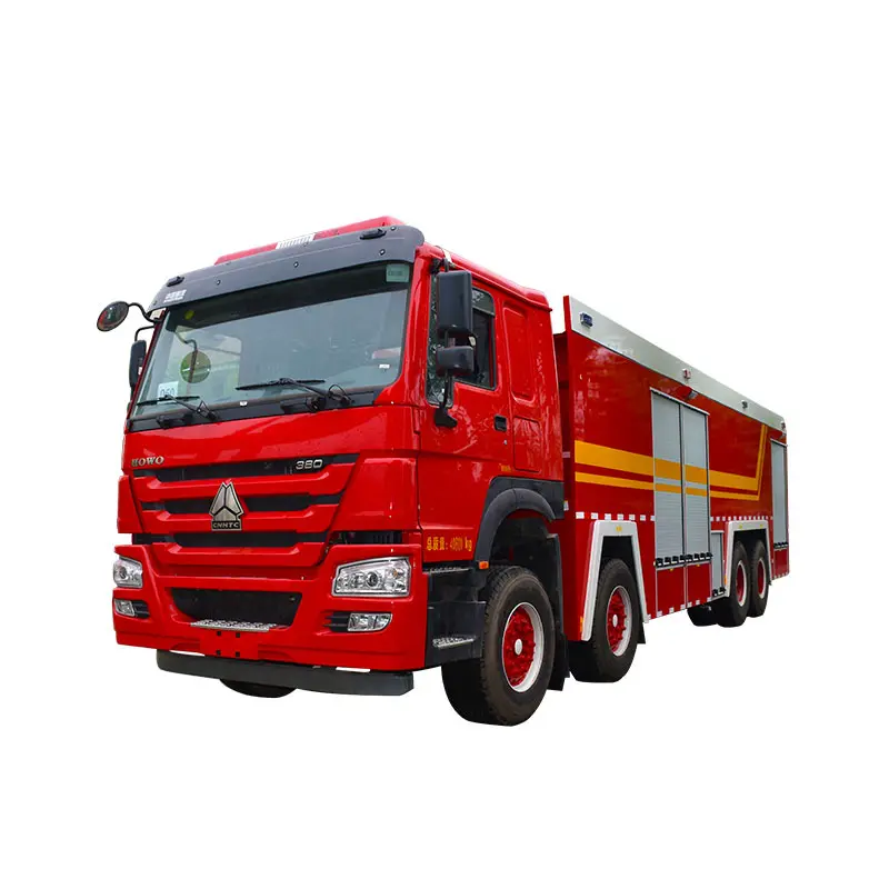 Camión de bomberos de espuma/agua, 8x4, camión bombero, coche con bomba de fuego