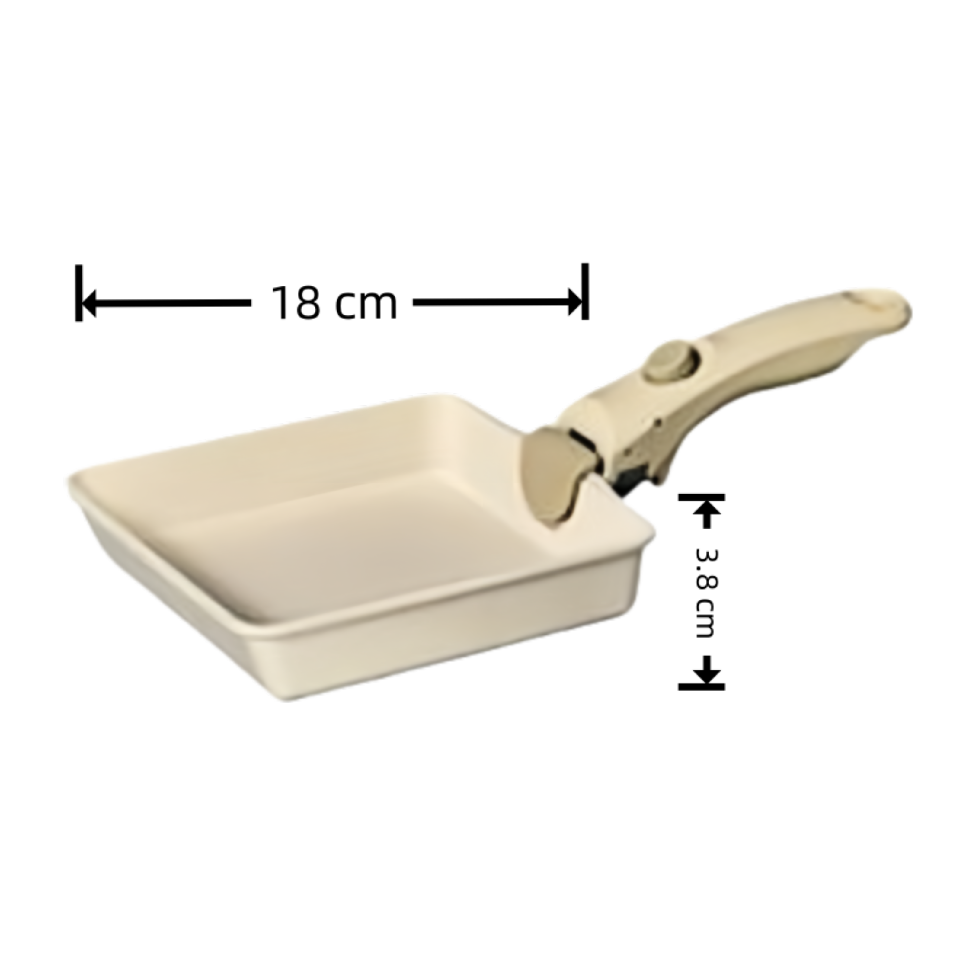 Poêle à omelette 18*3,8 cm
