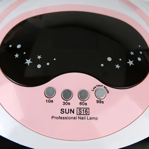 168W UV LED Nail lampada luce UV più veloce UV per Gel smalto con 4 timer Auto sensore Nail Dryer con schermo LCD per salone e uso domestico - Product Image 4
