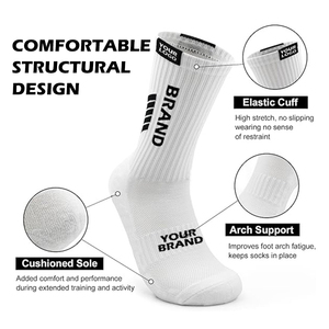 جوارب رياضية رجالية مخصصة التصميم عالية الجودة بكميات طلب صغيرة وشعار مخصص - Product Image 3