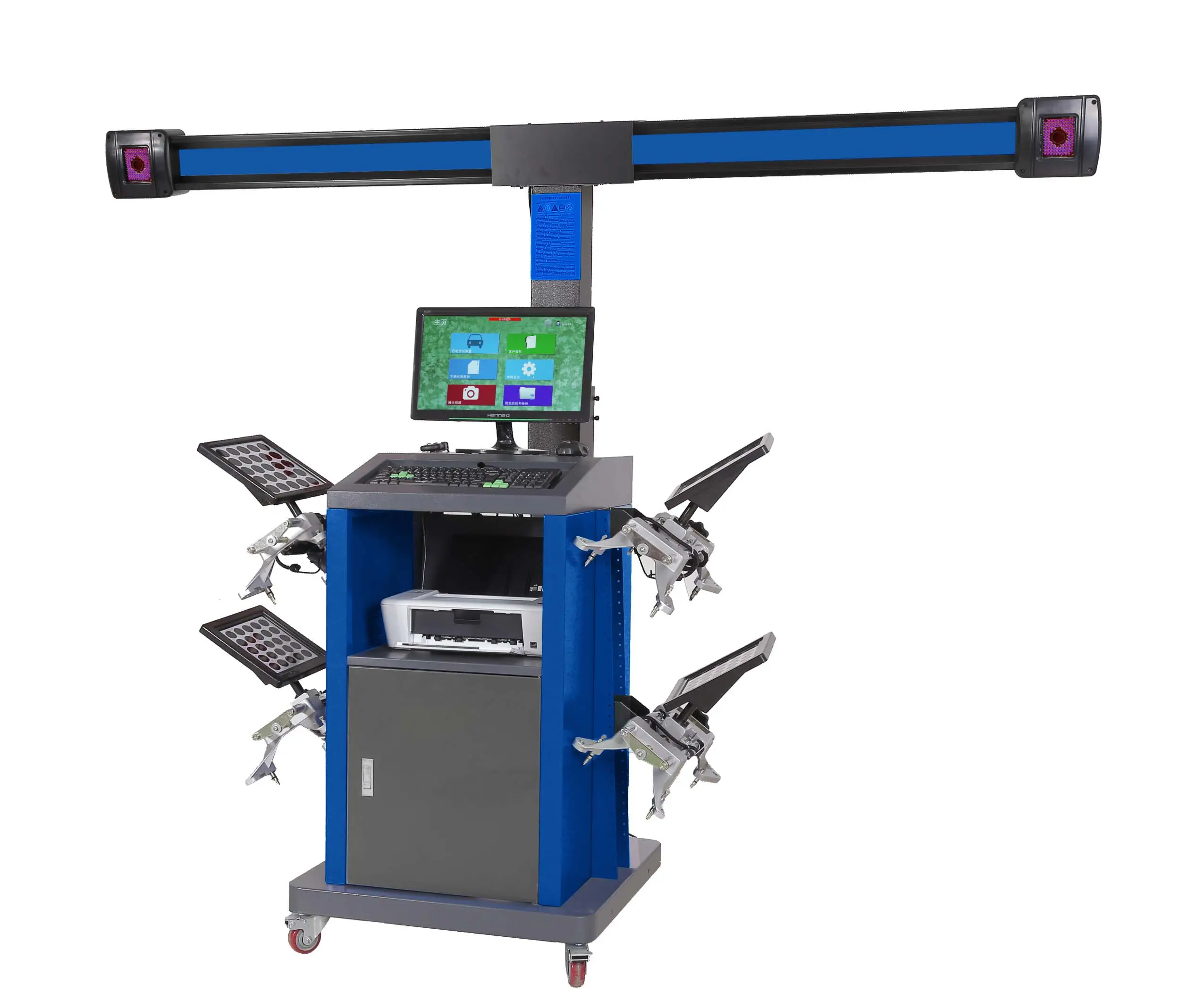 Portable Digital Wheel Alignment Machine Tool with 3D Fix Steering Wheel 13"-22.5" 1.5"-20" SHINELY CN;GUA Carton SY-100