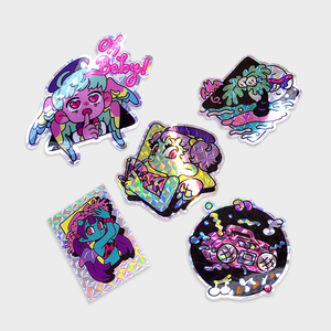 Chất Lượng Cao <span class=keywords><strong>3D</strong></span> Cầu Vồng Holographic Hiệu Ứng Hình Lăng Kính Sticker Chết Cắt Tùy Chỉnh Lăng Kính Lăng Kính Dán - Product Image 2