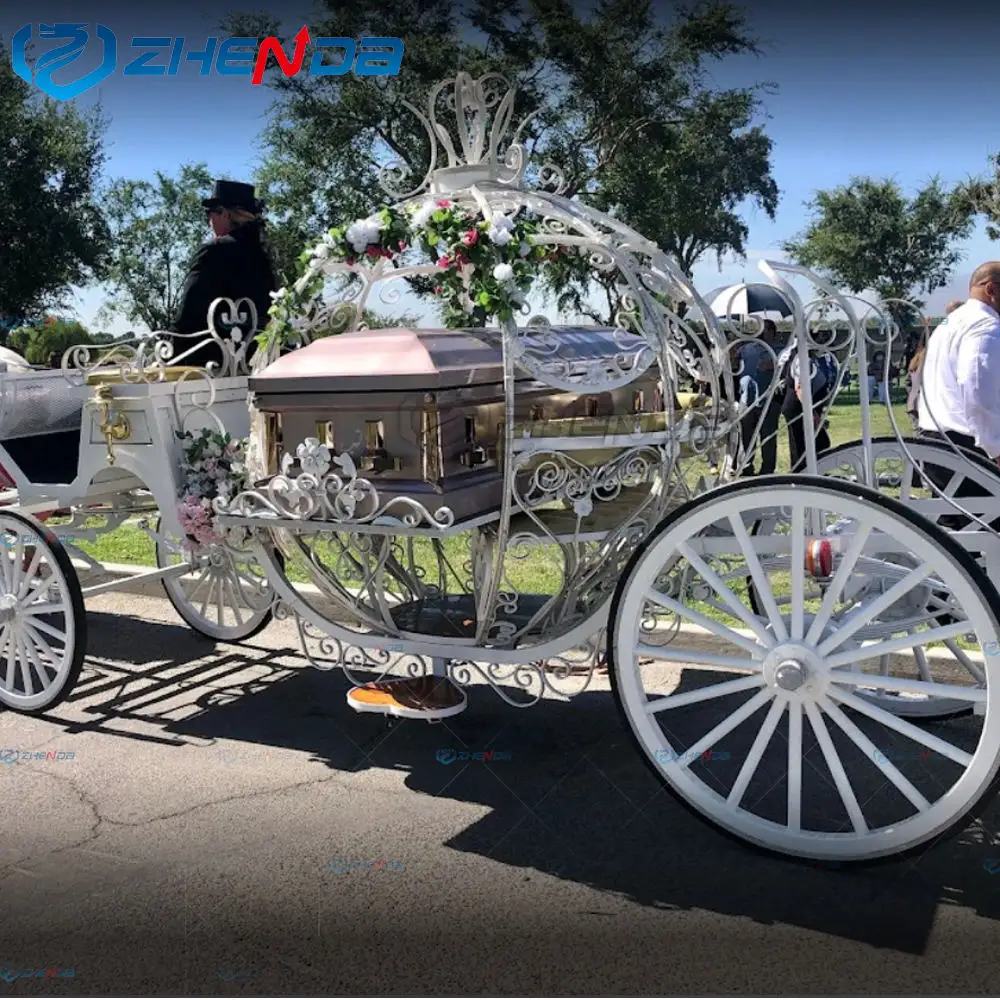 Trasporto speciale carro funebre trafilato da cavalli produttore/carro funebre vintage carro funebre/carrozza funeraria a doppia funzione