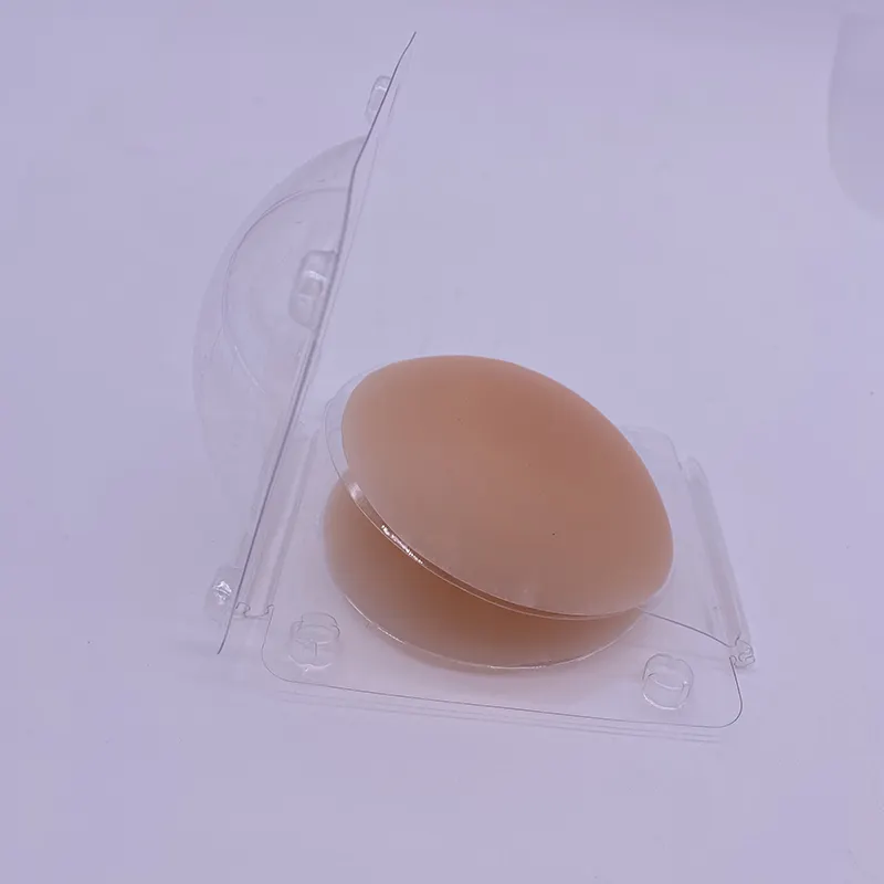 Nude capas adesivas reutilizáveis de silicone, mamilo fino, invisível, sem mamilo