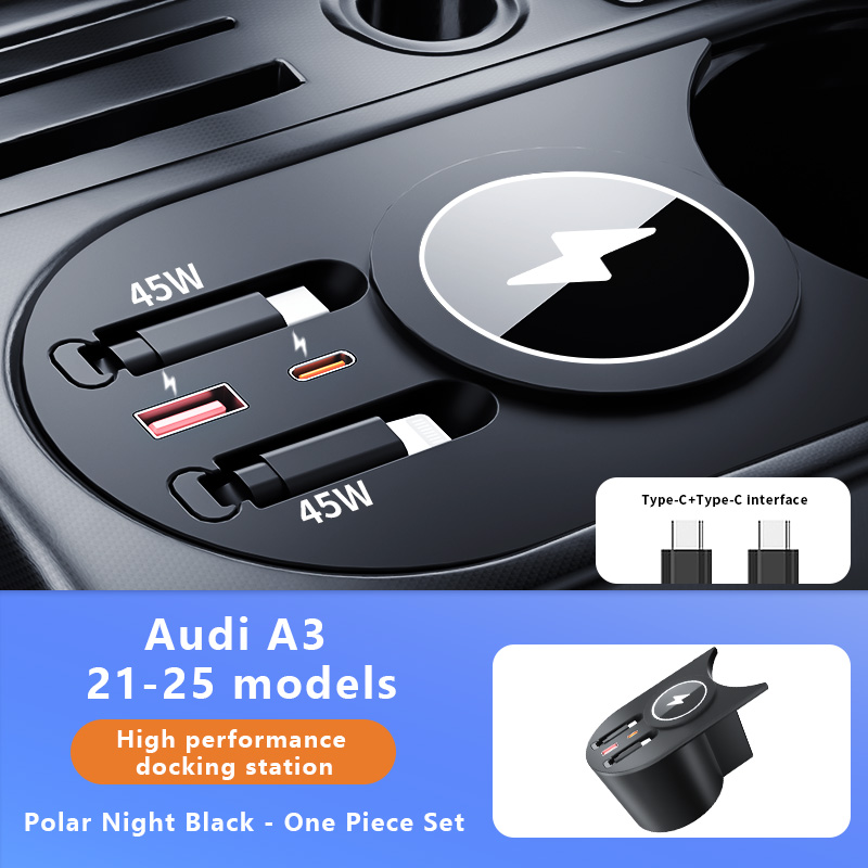 Dual TYPE-C Stretch Cable