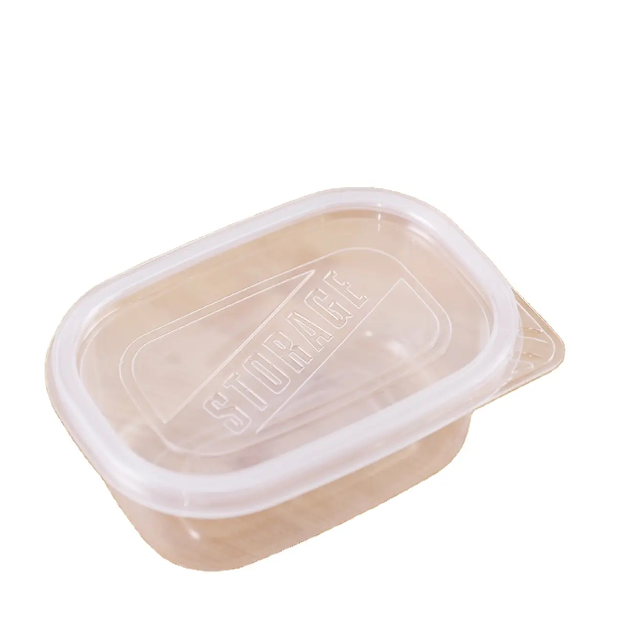 food grade sandwich packaging plastic bakery transparent rectangle cake box