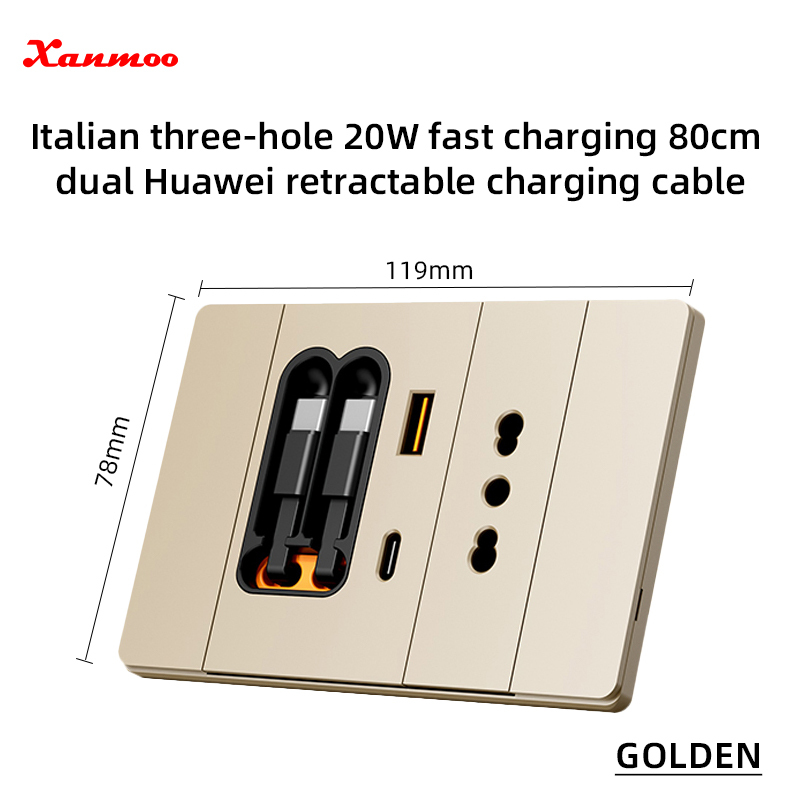 Italian socket-huawei 20w fast charge