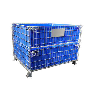 Movable Warehouse Storage Cage Wire Mesh <strong>Container</strong> <strong>Loading</strong> Capacity 500KG Collapse <strong>Container</strong> - Product Image 5