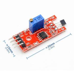 KY-024 lineare magnetische Hall-Sensor-Hall-Sensor-Modul passend für 49E Hall-Modul