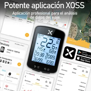 Ordenador de bicicleta GPS inalámbrico con pantalla LCD Velocímetro impermeable para ciclistas - Product Image 6
