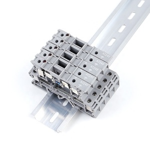 UKJ-4/2-2RDE de dos niveles, doble capa, alimentación eléctrica a través del Panel de instalación, fusible de tornillo, carril Din, bloque de terminales - Product Image 6