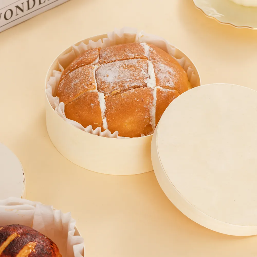 Boîtes à gâteaux au fromage jetables en bois, emballage de pâtisserie, Restaurant, restauration à emporter