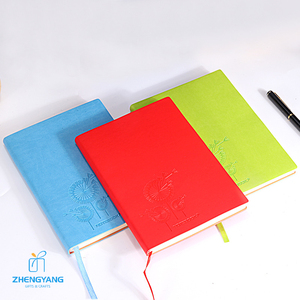 定制Logo A5 Logo口袋记事本Pu皮革日记本笔记本松紧带精装规划师日记本笔记本 - Product Image 2