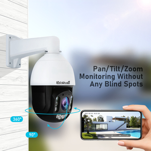 JideTech 8MP 20X 4K otomatik takip araç algılama renk gece görüş IP açık CCTV PTZ güvenlik PoE kamera - Product Image 4