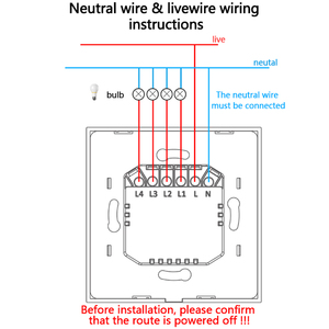 Boente-Interruptor táctil de 86x86mm, Control multifuncional, compatible con Alexa, Google Home, UK, EU, enchufe de pared de vidrio eléctrico con Wifi - Product Image 6