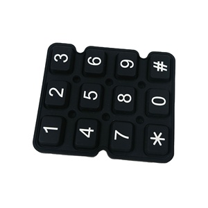 Factory Customizable Rubber Silicone <strong>Numeric</strong> Keypad With Conductive Carbon Pill Electronics Calculator <strong>Keyboards</strong> and <strong>Keyboards</strong> - Product Image 4